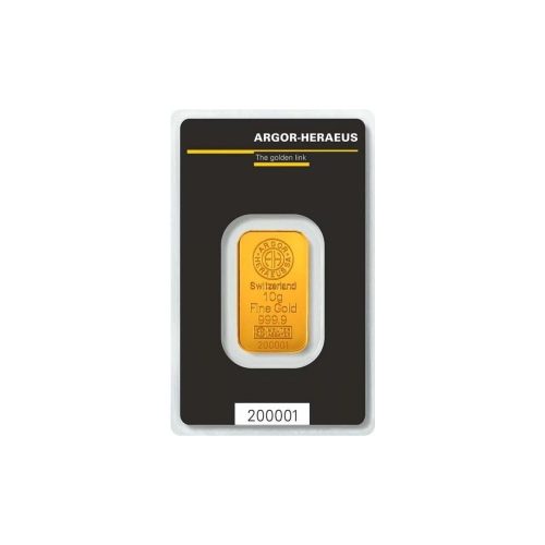 Argor-Heraeus aranylapka 10 gramm 